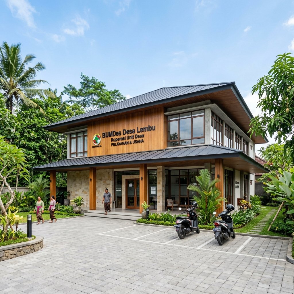 Gedung BUMDes Desa Lembu