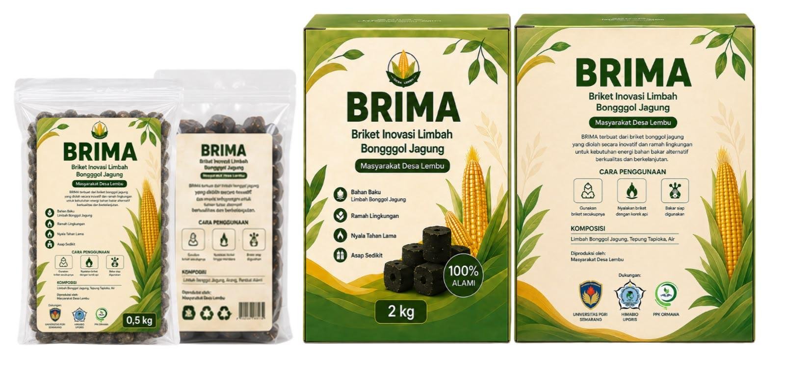 BRIMA (Briket Tongkol Jagung)